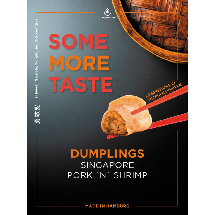 Singapore Pork 'n' Shrimp Dumplings (10 Stück) - Dumpling Taxi - SomeDimSum