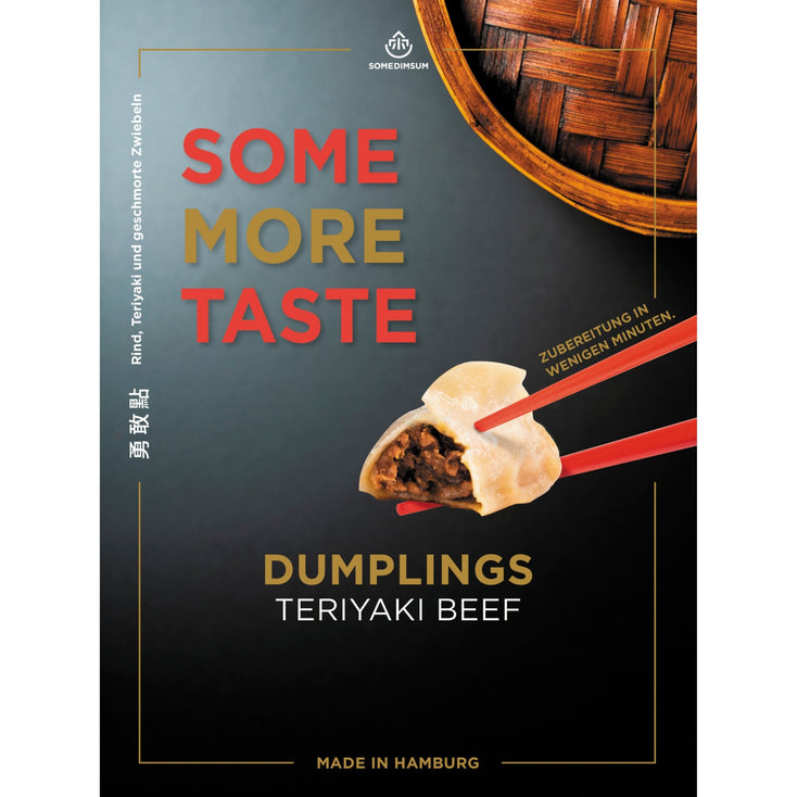 Teriyaki Beef Dumplings (10 Stück) - Dumpling Taxi - SomeDimSum