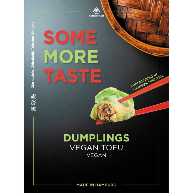 Vegan Tofu Dumplings - Vegan - (10 Stück) - Dumpling Taxi - SomeDimSum